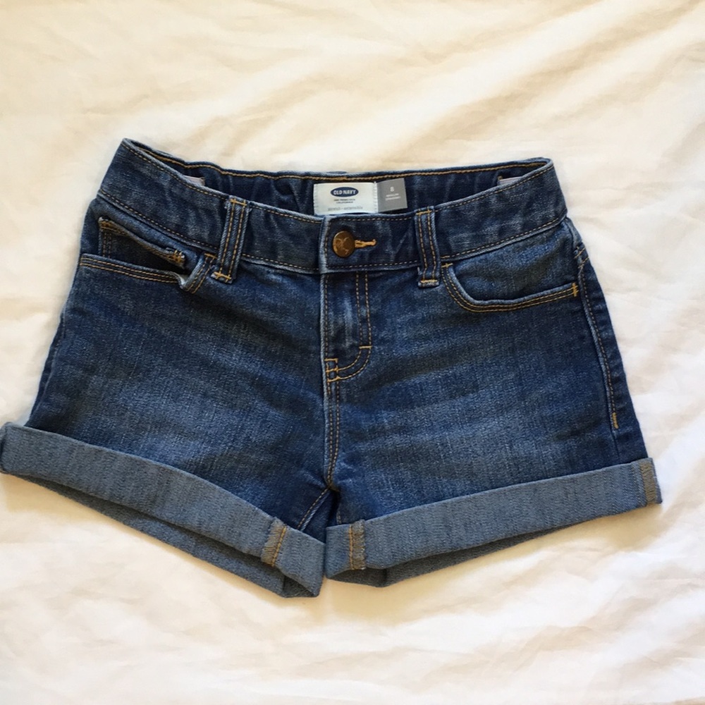 Old Navy girls denim jean shorts